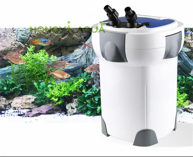 SUNSUN Fish tank частотный фильтр ведро снаружи цилиндрический фильтр Внешний немой термометр для аквариума HW-3000
