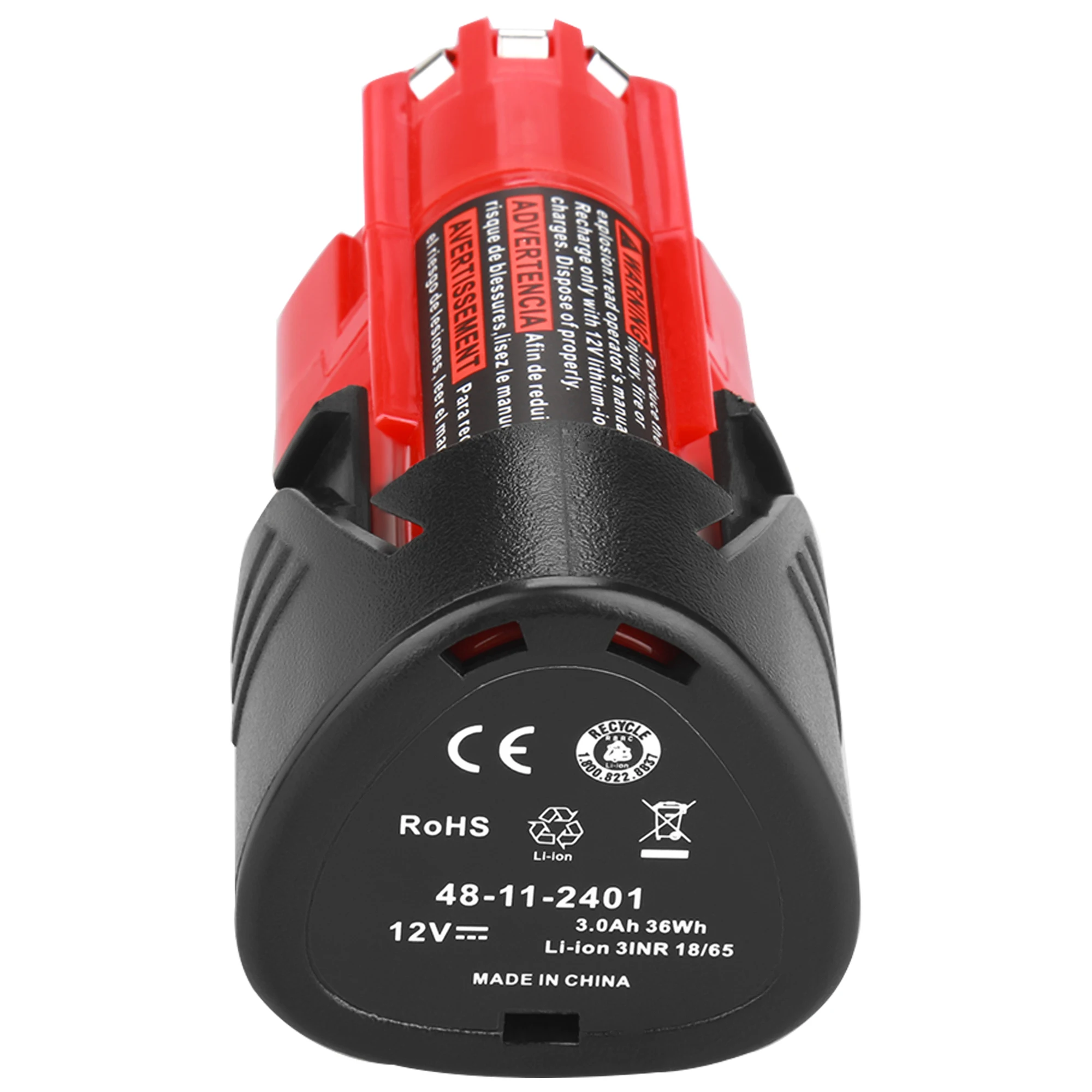 Сменный литий-ионный аккумулятор M12 для Milwaukee 48-11-3000 48-11-2401 C12 WS 2440 мАч | Электроника