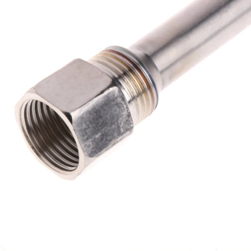 

2022 New Stainless Steel Thermowell 1/2" NPT Threads 130mm Long For Temperature Sensors