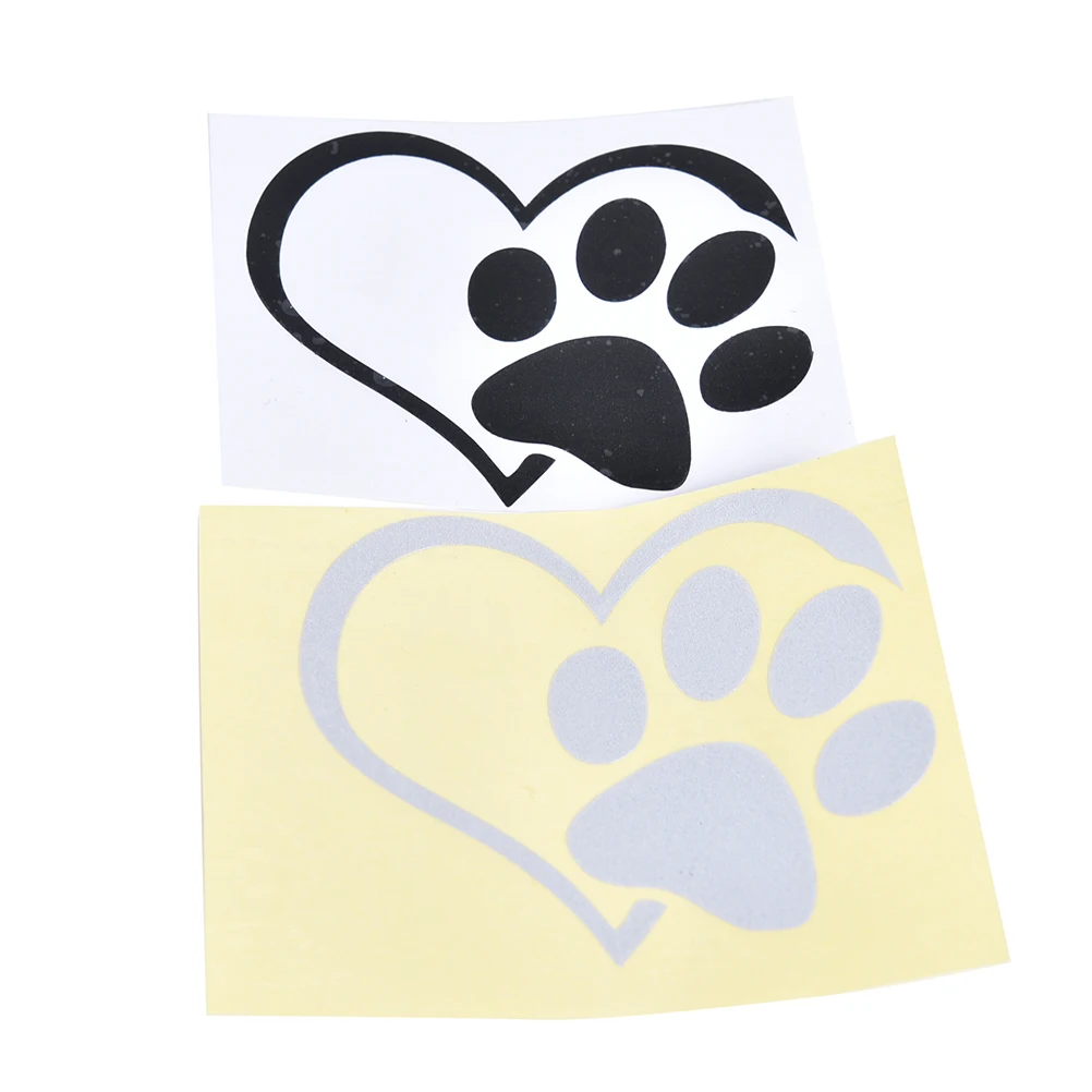 Наклейка на автомобиль грузовик бампер с окошком встроенное сердце кошка собака