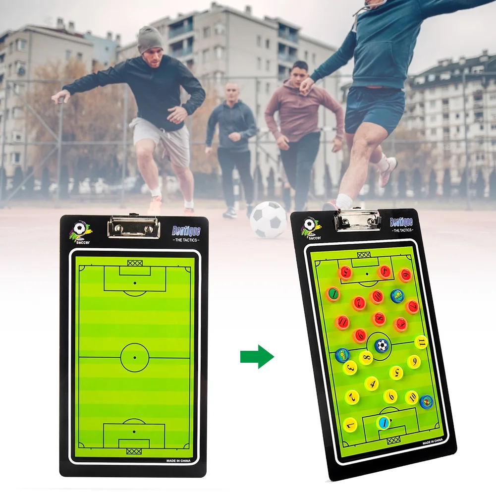 Портативная Магнитная Футбольная тактическая доска для обучения тренировочное