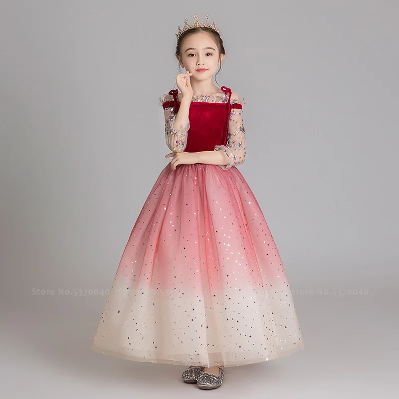 

Girls Cute Princess Elf Cosplay Costume Kids Formal Evening Dress Wedding Children Lace Up Skirt Carnival Festival Party Outfits