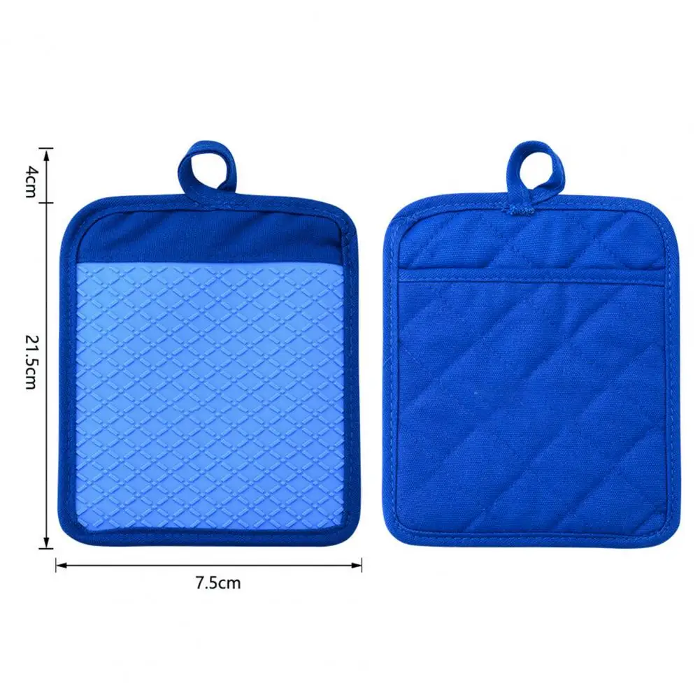 

Multi-use Silicone Gloves Heat-resistant Pad Anti-scald Thick Fabric Pot Holder