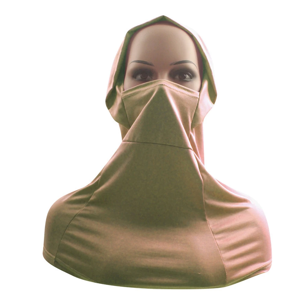 Фата шарф для лица Исламская Паранджа Niqab головной платок полностью закрывающий