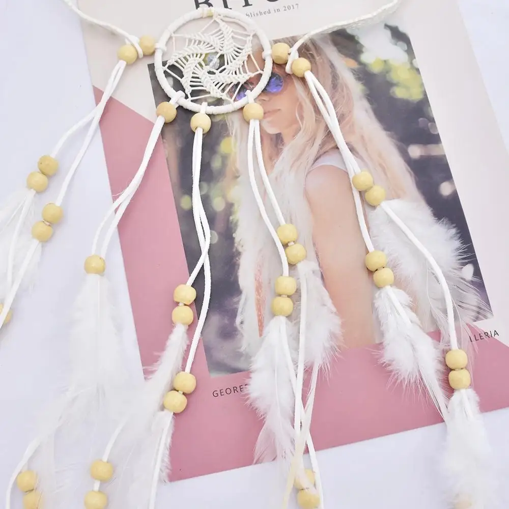 Афганский винтажный ободок для волос взрослых с листьями вязаный ремень