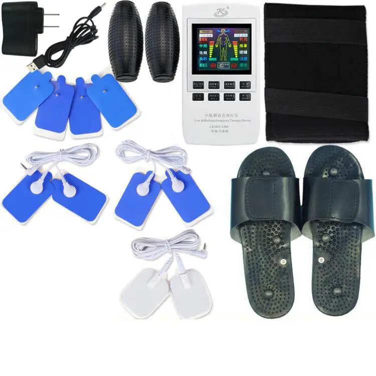 Среднечастотный аппарат для Электротерапия физиотерапии импульсный массажер