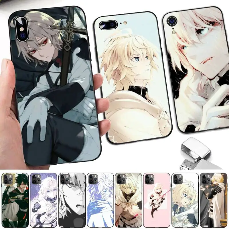 

Seraph of the end Phone Case for iphone 13 8 7 6 6S Plus X 5S SE 2020 XR 11 12 pro XS MAX