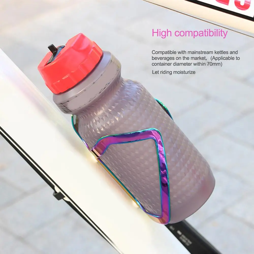 

Bicycle bottle cage Aluminum alloy colorful bottle cage Mountain bike bicycle bottle cage fixing frame
