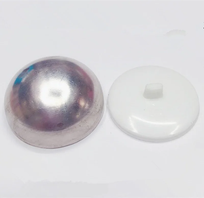 100 набор алюминиевых тканевых кнопок с покрытием в виде грибов компоненты