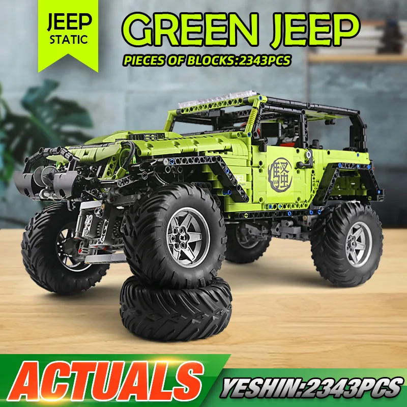 Высокотехнологичная модель автомобиля Yeshin J902 MOC 5140 Jeeped Wranglers Rubicon набор