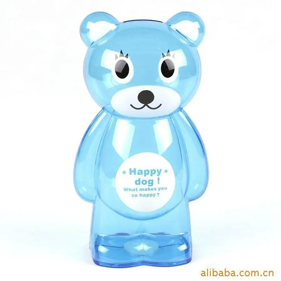 Детская пластиковая Копилка в виде медведя прозрачная свинка копилка Hucha Infantil