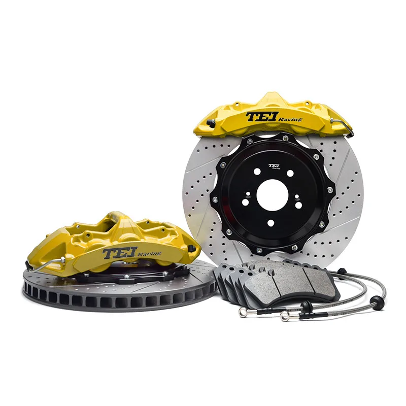 

FRONT BRAKE KIT 6 PISTON CALIPER FORGED BODY For VW THARU TOUREG TIGUAN TOURAN 2010-2021 405x34MM Disc Rotor 20Inch Wheel