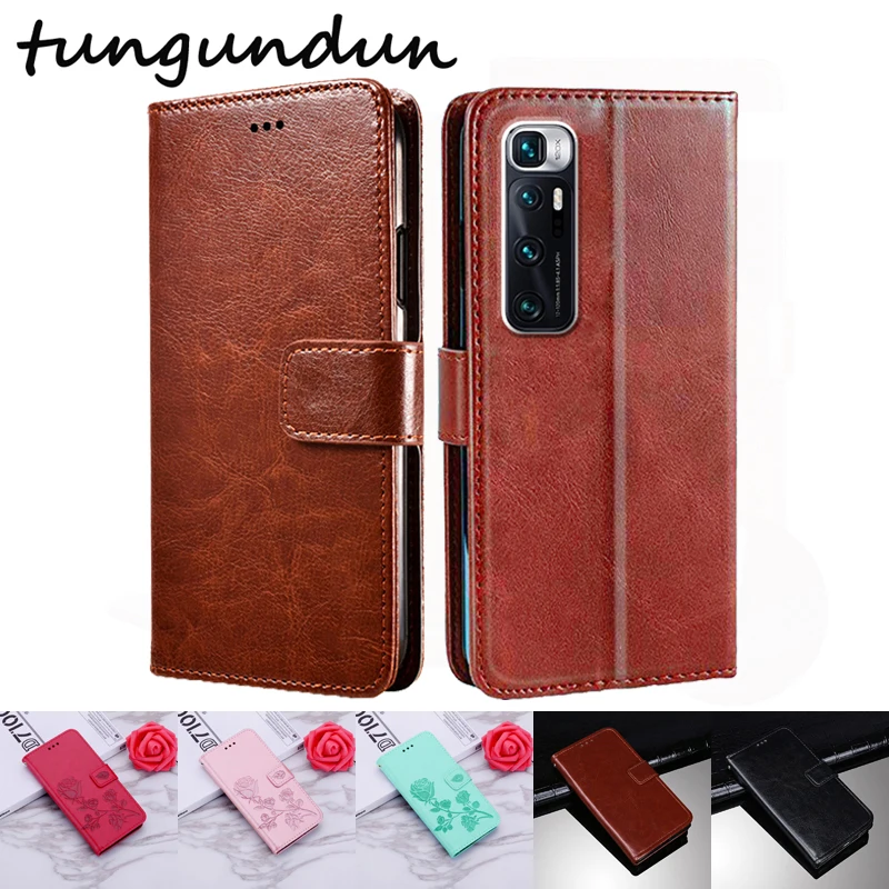 Чехол Coque для Xiaomi Mi 10 Ультра чехол телефона деловой откидной из искусственной