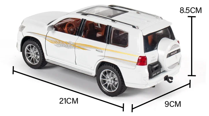 Модель внедорожника TOYOTA Land Cruiser Prado 1:24 модель автомобиля из сплава изысканные