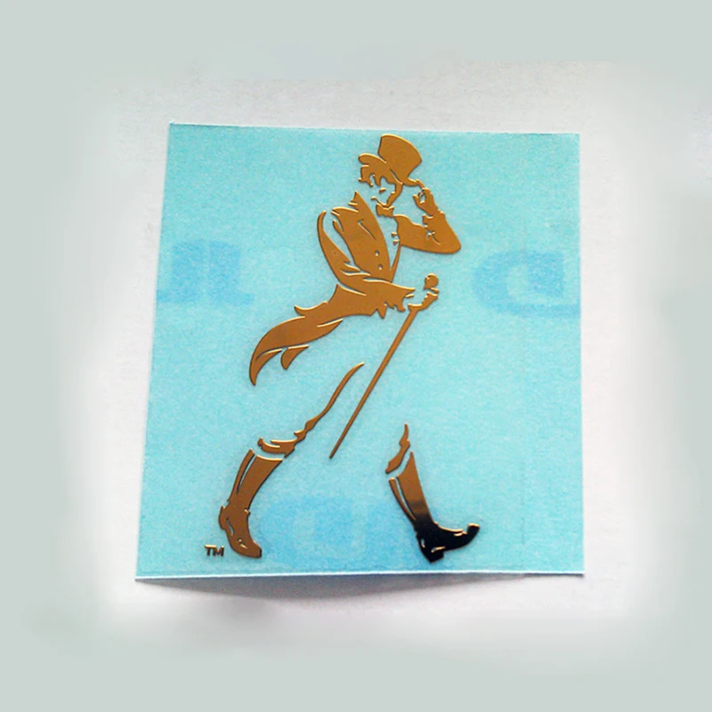 Заказной логотип компьютер телефон тонкий серебряный металлический клей