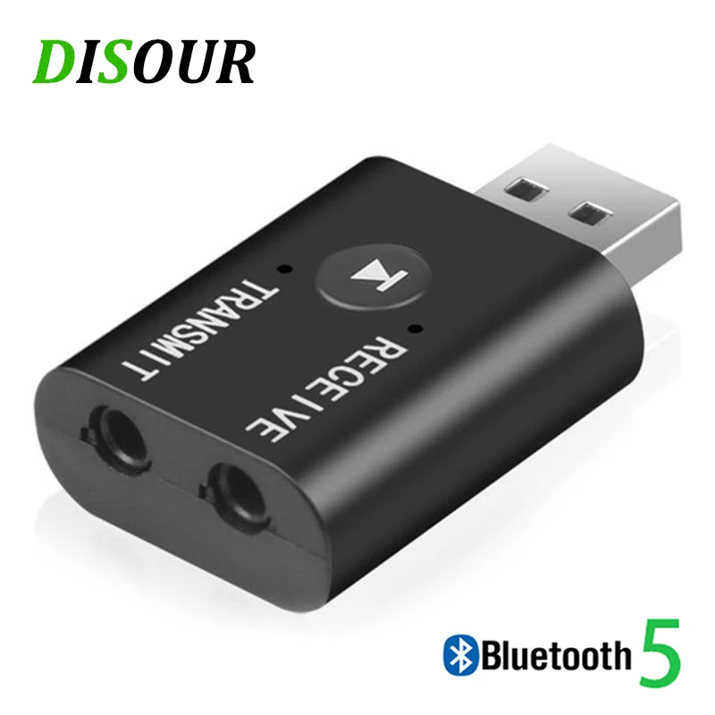 USB Bluetooth 5 0 аудио передатчик Reicever 3 мм AUX разъем стерео музыкальная версия для ПК ТВ