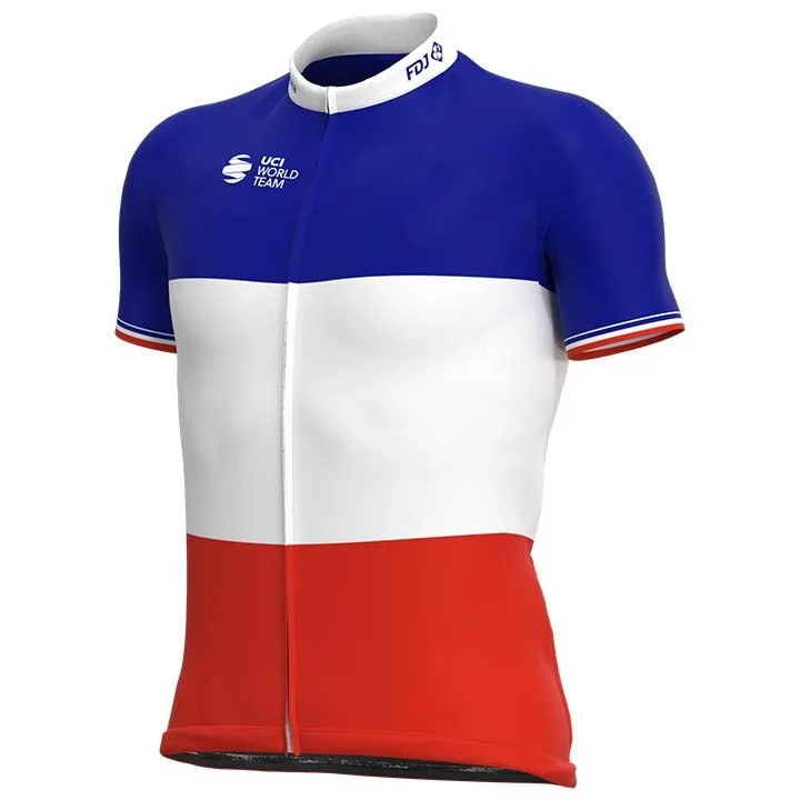 

2021 GROUPAMA FDJ Team 3 Colors Men's Only Cycling Jersey Short Sleeve Bicycle Clothing Quick-Dry Riding Bike Ropa Ciclismo