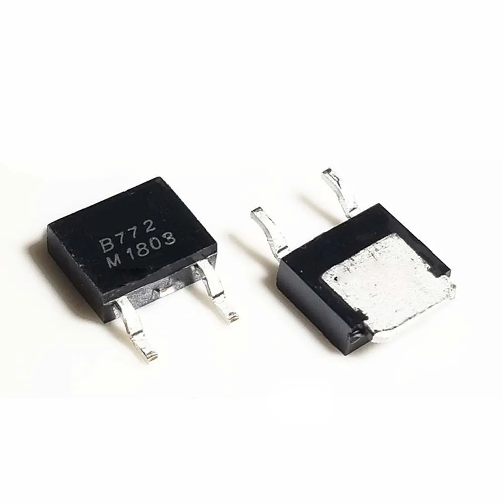 

10 шт./лот 2SB772 B772 2SB772M B772M TO-252 40V3A SMT транзистор