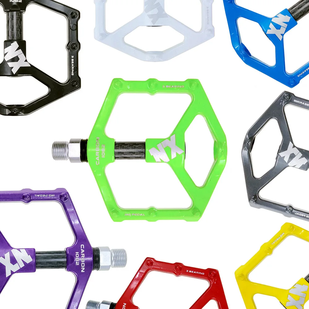 Педаль велосипедная Ультралегкая из углеродного волокна 8 цветов|Педаль