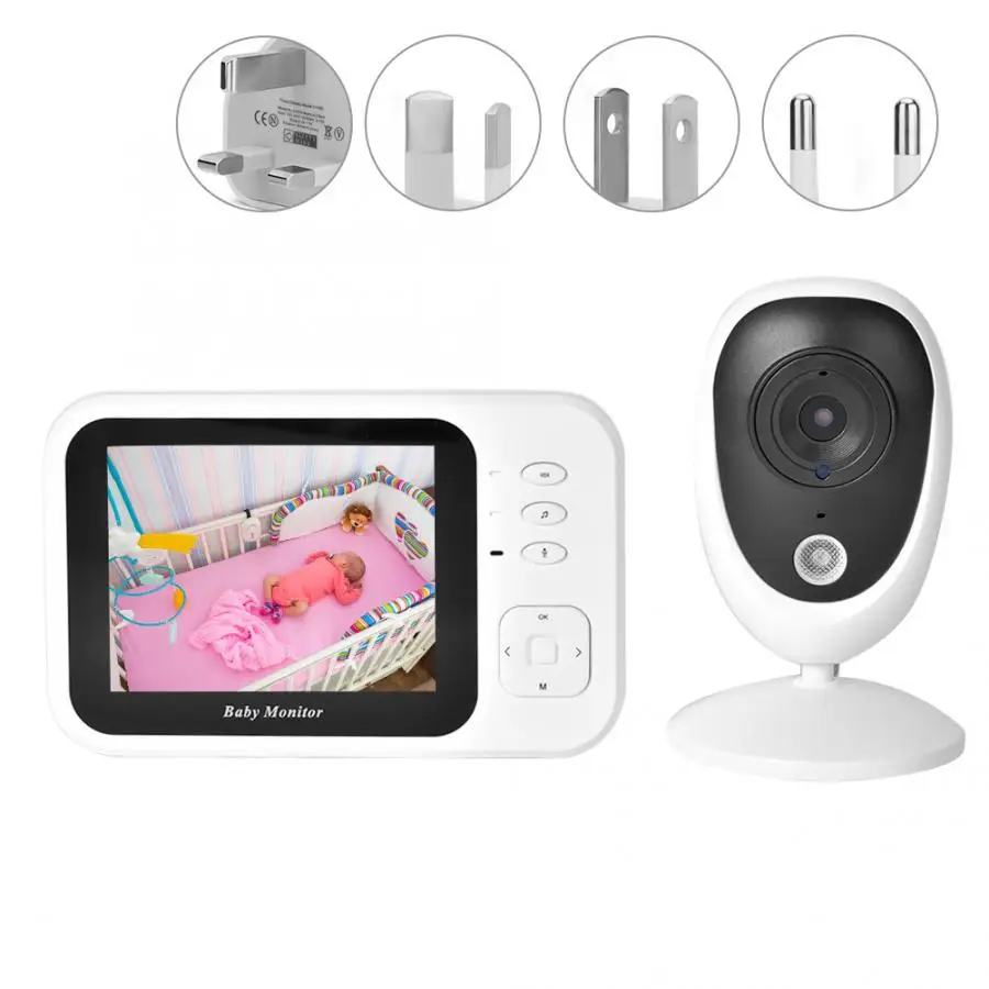 

3.5inch Baby Monitor Wireless Color TFT display Baby Temperature IR Night Two-way Voice Sensor Digital Baby Monitoring
