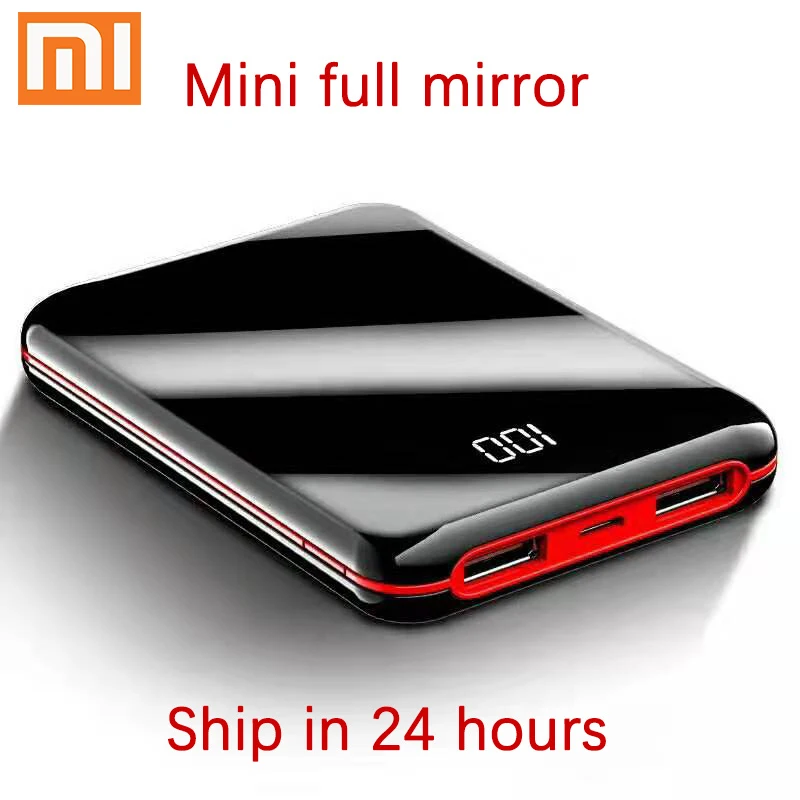 Xiaomi, полноэкранный мини внешний аккумулятор 30000 мА/ч, внешний аккумулятор, USB, портативное зарядное устройство для телефона, для IPhone, повербанк