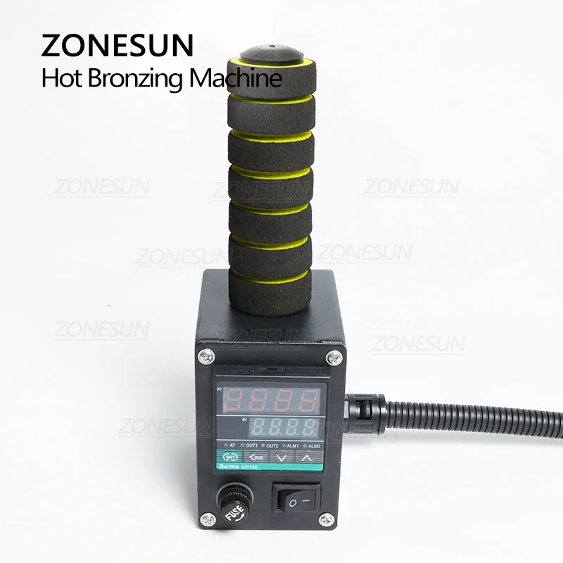 ZONESUN WT 90ZM ручная машина для горячего тиснения бумаги пластика пользовательского