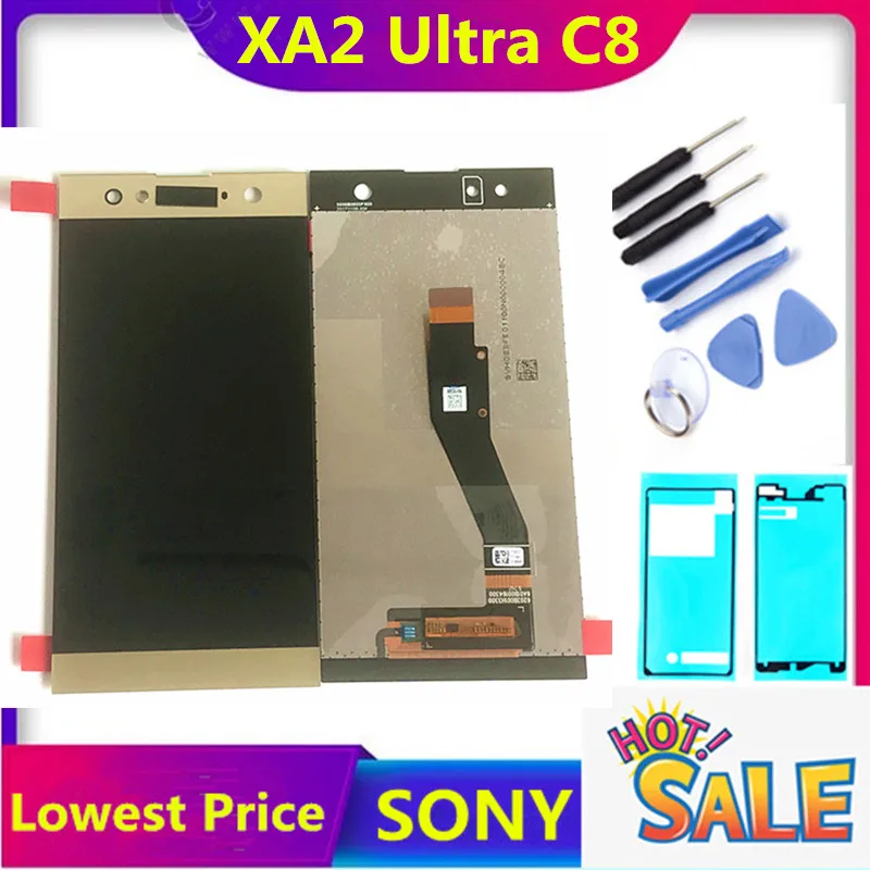 Сменный сенсорный ЖК дисплей для Sony XA2 Ultra 6 0 дюйма H4233 H4213 H3213 H3223|Экраны мобильных