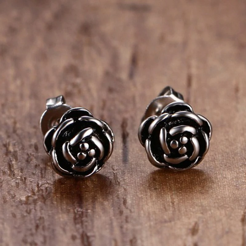 Женские серьги гвоздики в стиле панк/готика Ювелирное Украшение для ушей с