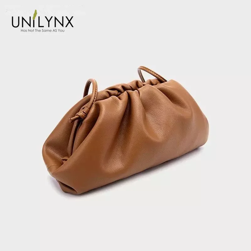 UNILYNX кожаная женская сумка с облаком 2019 роскошные дизайнерские женские кожаные