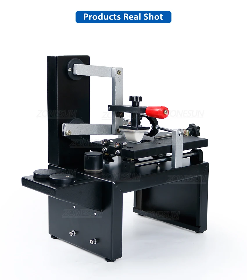 ZONESUN ZS-RM7A Máquina manual de impressão de almofada de tinta 