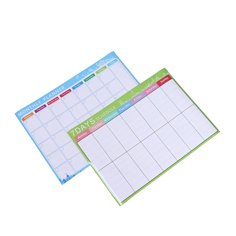 

Magnetic Monthly & Weekly Planner Whiteboard Fridge Magnet Flexible White Board 29.7x42cm