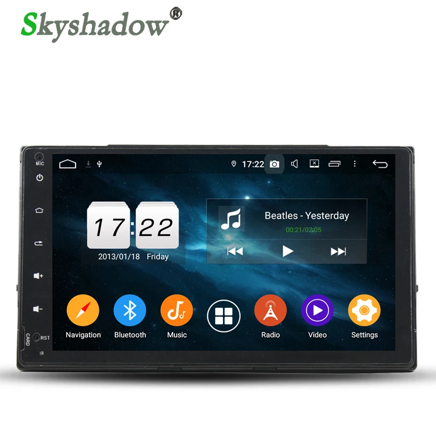 DSP Android 9 0 4 ГБ 32 Восьмиядерный автомобильный мультимедийный плеер ips Wifi RDS радио gps