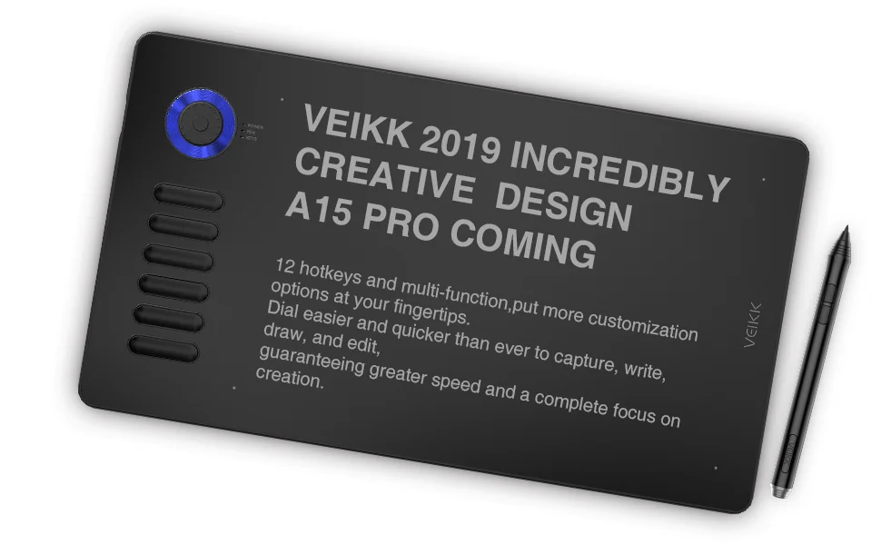 VEIKK A30 графический планшет для рисования с 8192 уровнями без аккумулятора ручка-1" x 6" Активная область компьютерная периферийная техника