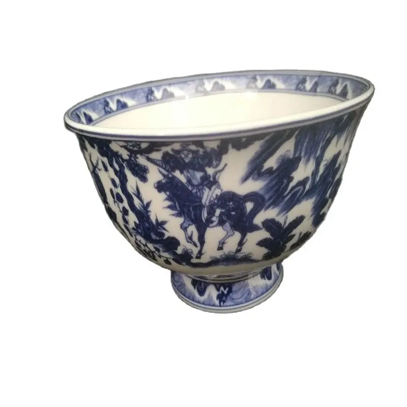 

China Old Porcelain Blue And White Porcelain Bowl