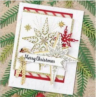 starlight snowflake metal cutting dies stencil diy scrapbooking album paper card template mold embossing decoration