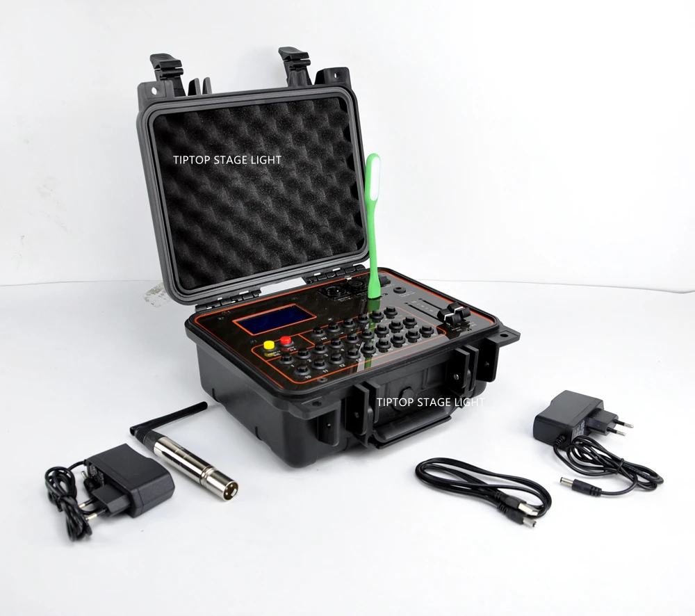 Gigertop ЖК дисплей холодные Салюты программный контроллер DMX512/беспроводной пульт