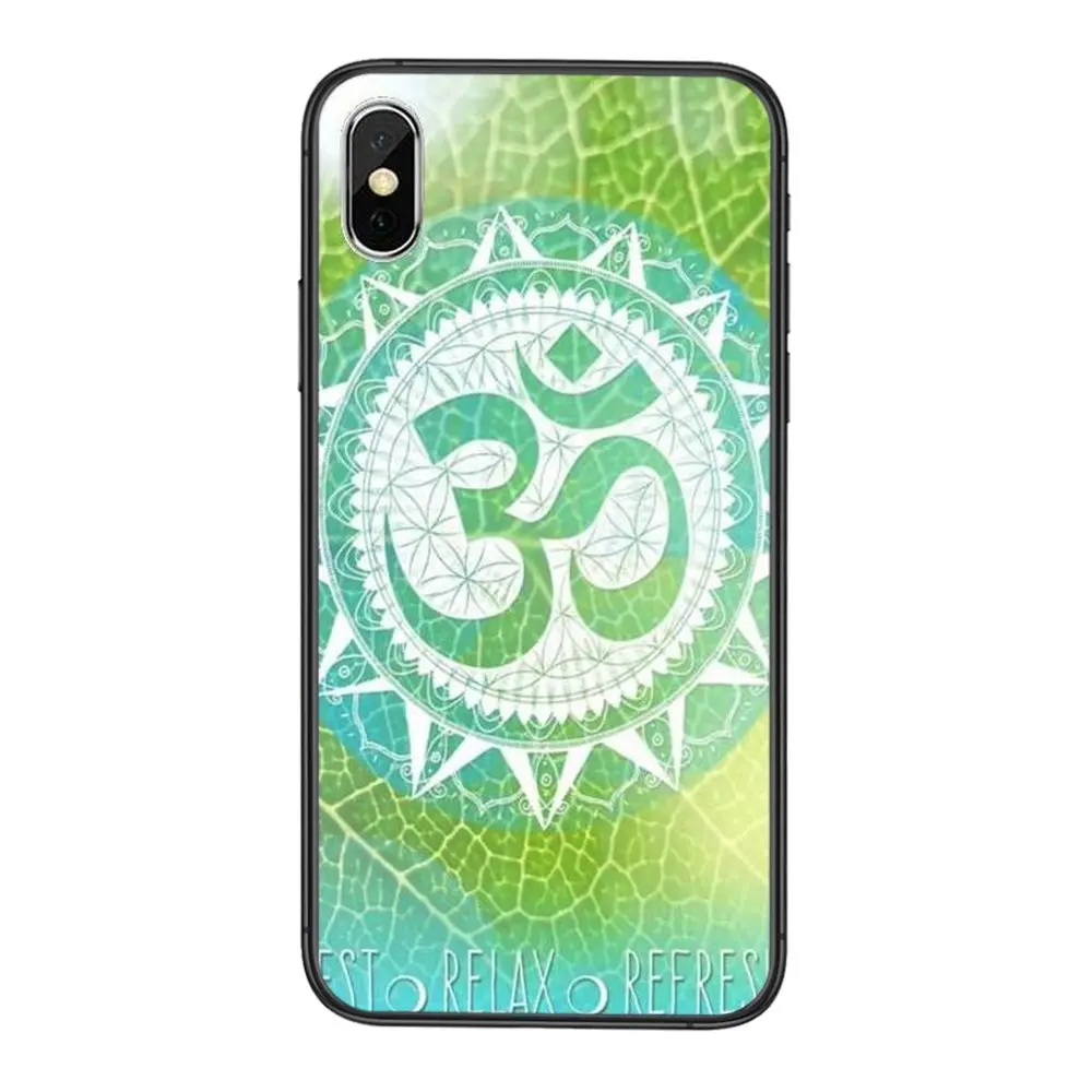 Amazon для Redmi Note 10 9 9S 9T 8 8T 7 6 5 5A 4 Pro Max 4G 5G Aum Om Yoga Black Cell Cover Art Back Soft | Мобильные телефоны и