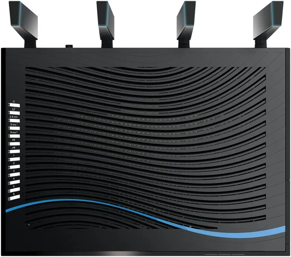 Топ 5 лучших игровых роутеров NETGEAR R8500(простая посылка) Nighthawk X8 AC5300 Смарт трехдиапазонный гигабитный 1000 м+ 2166 м+ 2166 Мбит/с