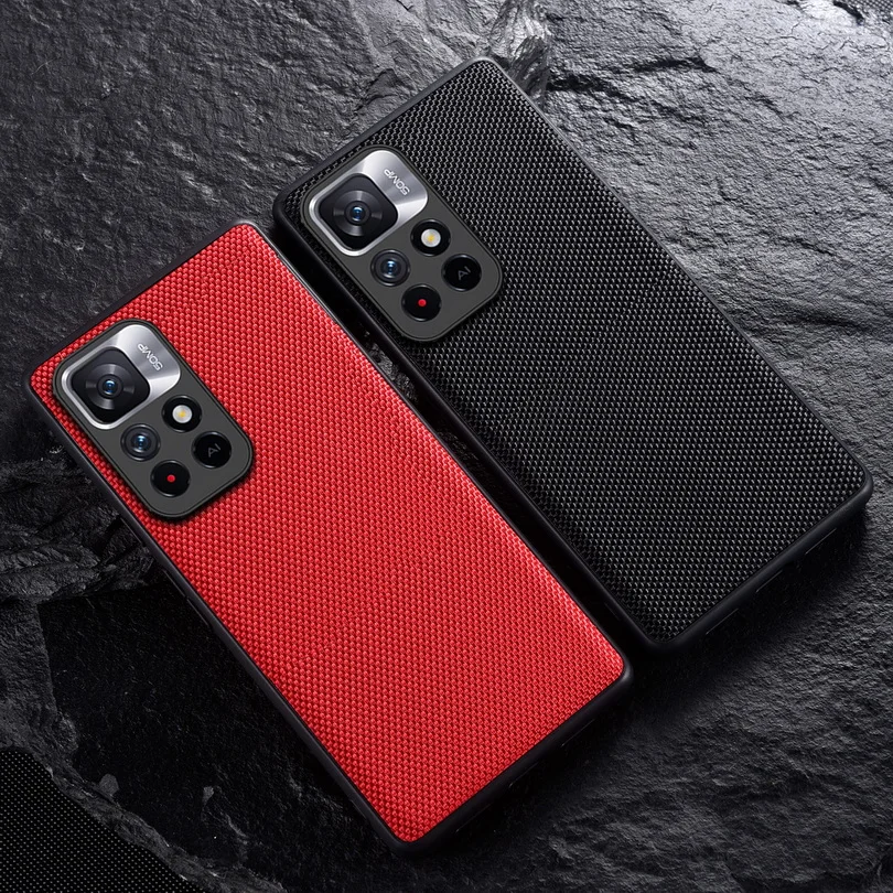 

Тканевый чехол с нейлоновым рисунком для POCO M4 Pro 5G POCO M3 Pro X3 GT POCO F3, мягкий ТПУ чехол для телефона, задняя крышка