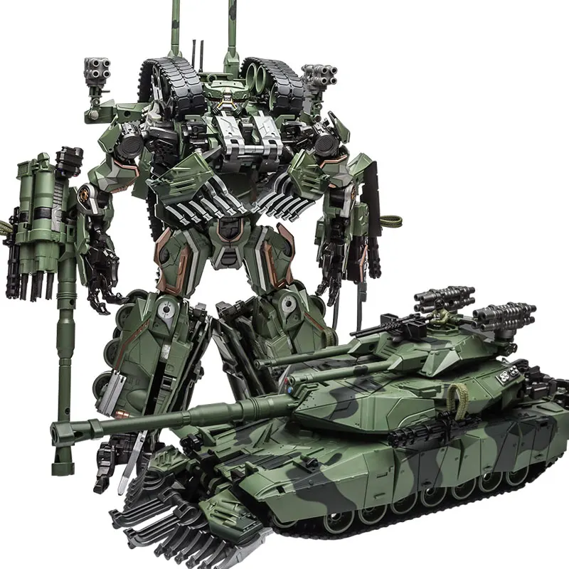 Transformation Brawl WJ M04 SS Leader Camouflage Tank Model M1A1 28CM Alloy Action Figure Robot Collection Deformed Toys Gifts