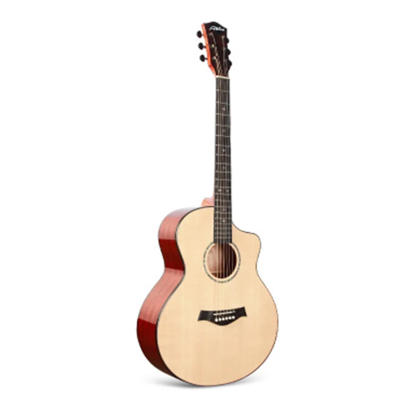 41 дюймов в разрезе гитары глянцевый 4 строки для игры стиле фолк отделка Массив