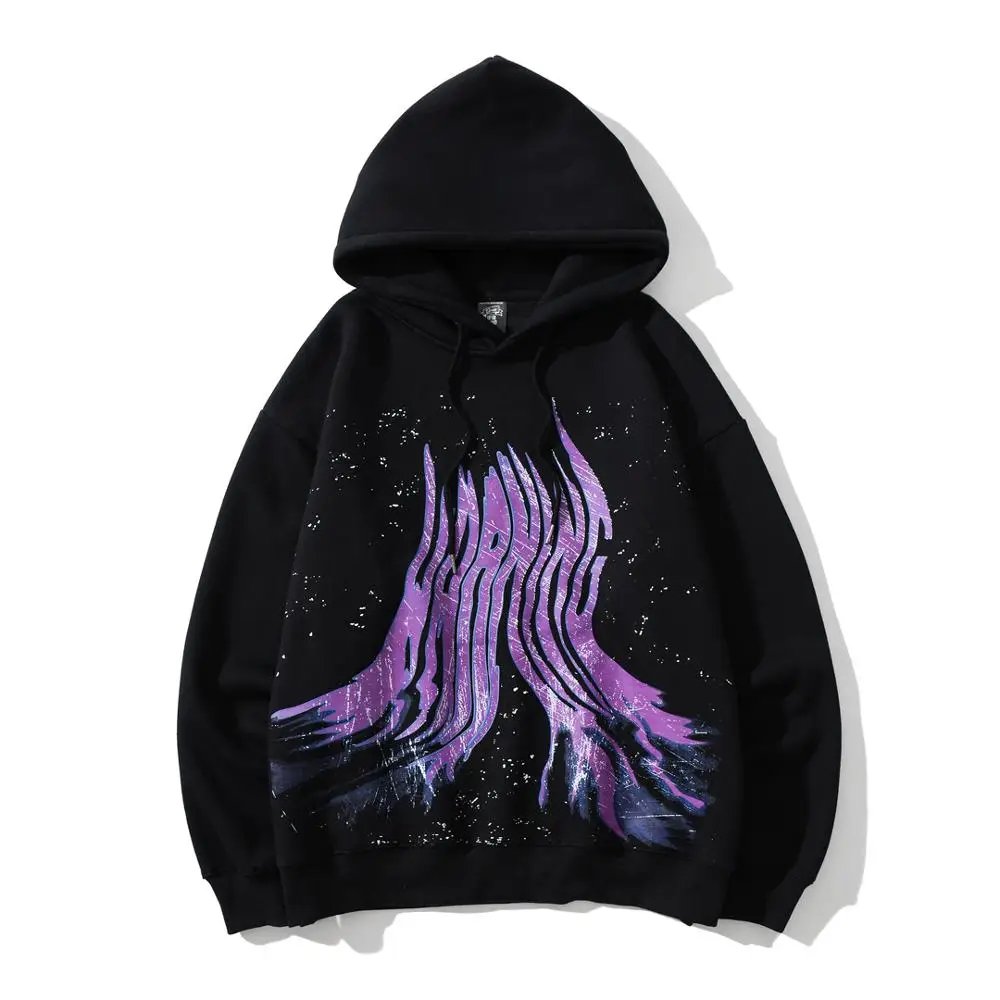 

BOLUBAO Men Harajuku Print Hooded Sweatshirts Streetwear Male Hip Hop Casual Pullover Hoodies 2020 Men Fashion Outwear Tops