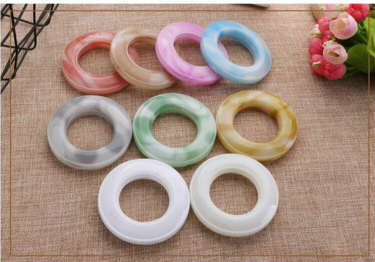 20pcs A Lot Curtain Rings for Home Decoration High-grade imitation jade Accessories Plastic Eyelet | Дом и сад