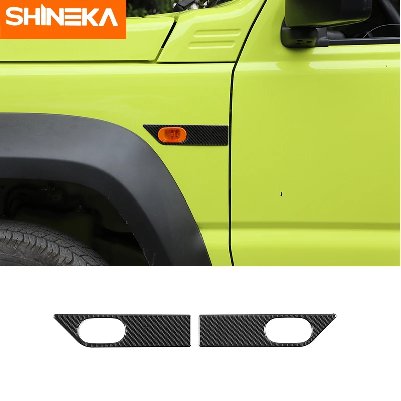 

Наклейка SHINEKA для автомобисветильник бокового брызговика, поворотного сигнала, декоративная крышка, наклейка для Suzuki Jimny 2019-2022, аксессуары и...