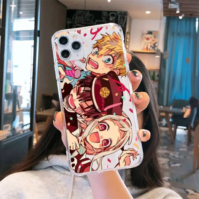 

Jibaku Shounen Hanako kun anime Phone Case Transparent for iPhone 6 7 8 11 12 s mini pro X XS XR MAX Plus