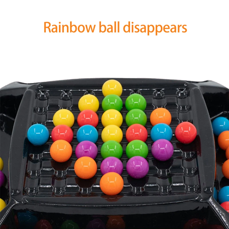 

Rainbow Ball Matching Game Early Childhood Education Board Game Puzzle Magic Chess Toy Boys And Intelligent Brain Game Gifts