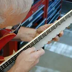 Гитарный шейный зубчатый инструмент Luthiers с прямым краем для большинства электрических гитар для грифельной доски и ладов из нержавеющей стали, лидер продаж, Прямая поставка