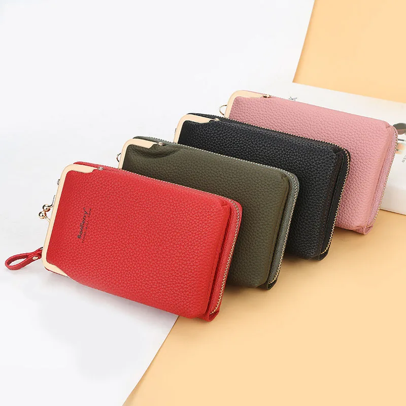 Ladies Mini Shoulder Bag Retro Woman Simple Mobile Phone Bag Women Pu Chain Messenger Bags Kawaii Small Flap Bags For Female