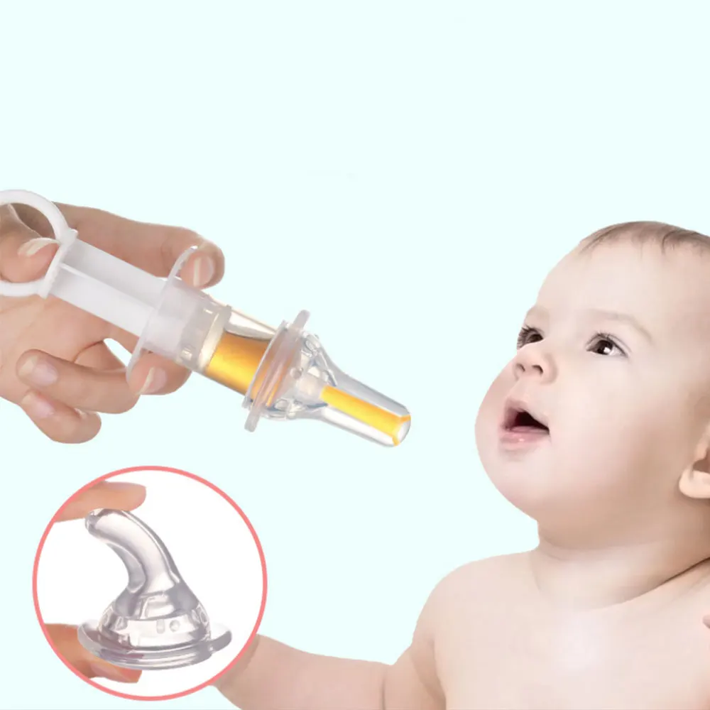 Детские дети BPA-free силиконовые жидкости Медицина Фидер анти удушья капельница