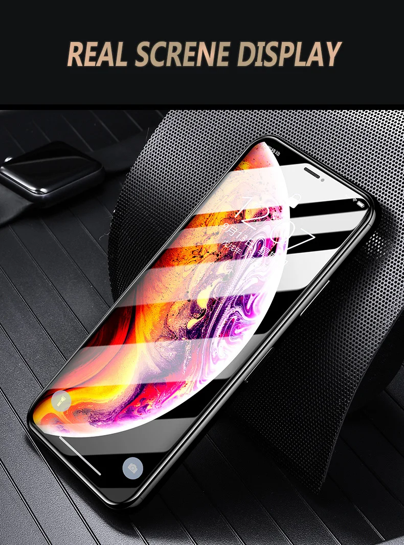 Закаленное стекло для iPhone 11 Pro 6 6s 7 8 Plus X Xs Max XR защитное стекло на экран протектор 10D изогнутые края